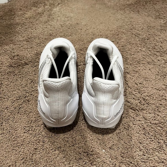 Adidas UltraBoost PE Football Cleats Men's 16 White Gray Silver Chrome HP8836 - Picture 2 of 7